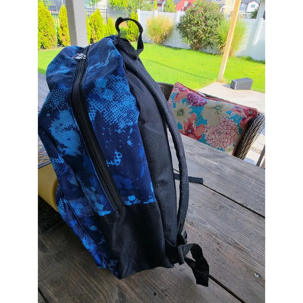 NEW blue camo backpack
